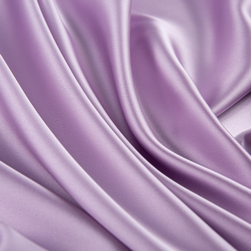 HY323 Ungu Tua 180GSM kain poliester satin elastis pakan untuk pakaian, gaun, pakaian dalam kelas atas