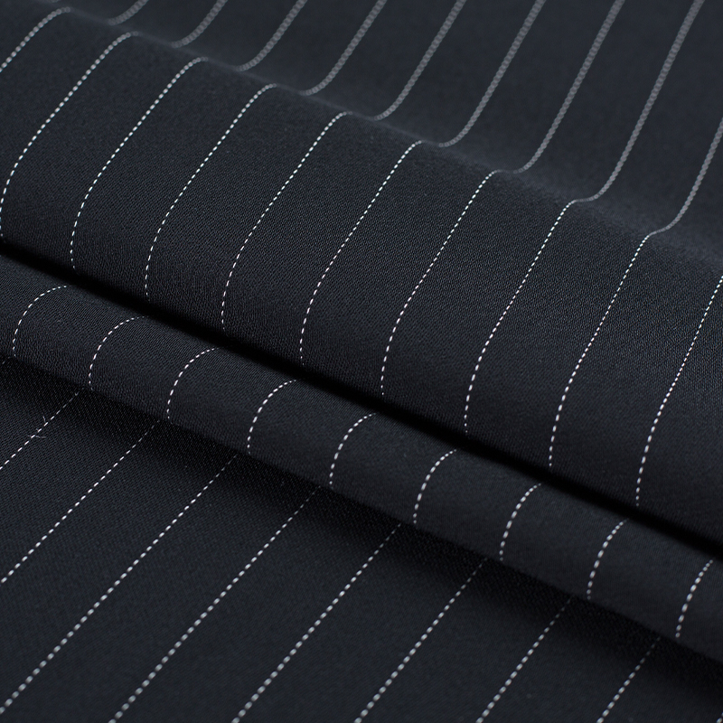 DS52(HY129) 236GSM 99%P 1% Kain Rayon CEY Rayon Stripe CEY